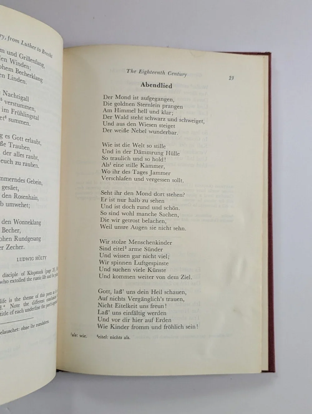 German Poetry From Luther To Brecht  Vintage Textbook 1964 - Picture 12 of 16